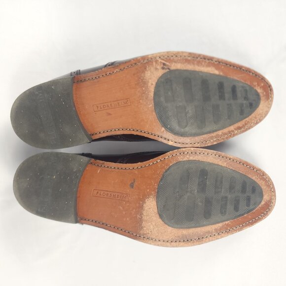 Florsheim Men\'s 10.5‎ Lexington Wingtip Dress Shoe Tassel Burgundy Leather main image 13